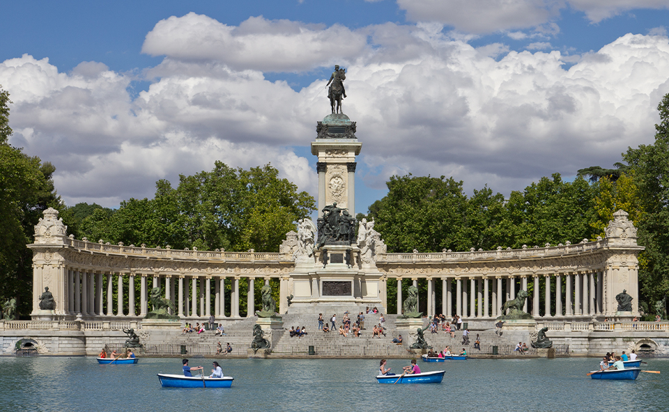 Parque del Retiro y Palacio de Cristal